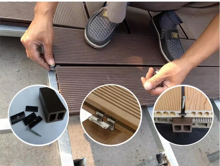 installation of outdoor wpc decking