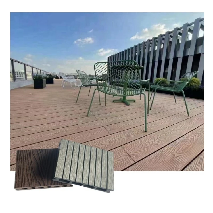 application of WPC composite decking 2